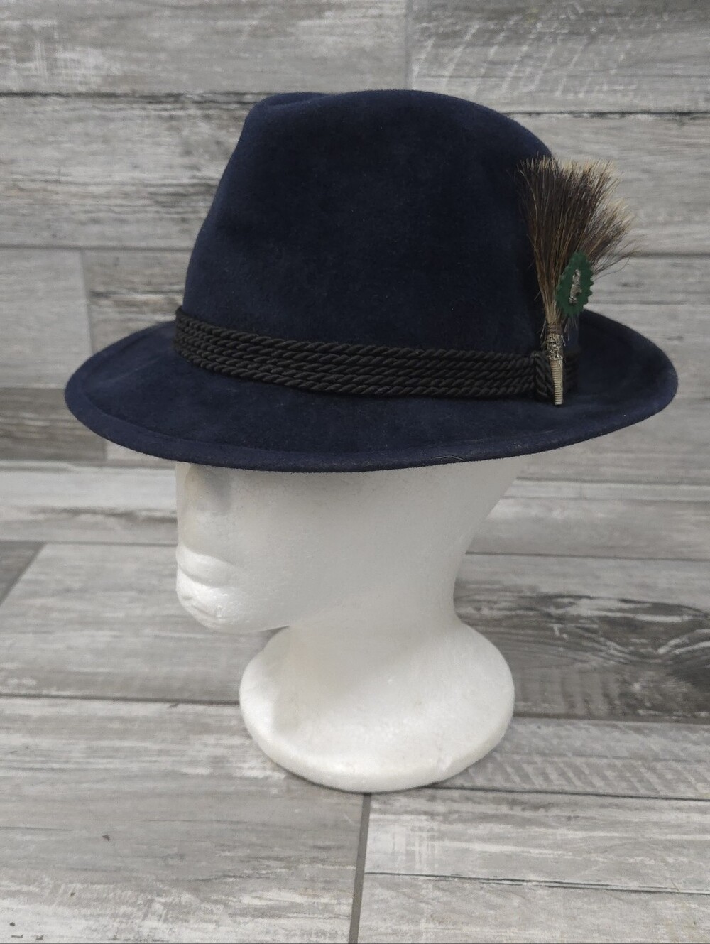 Vintage Handcrafted ORIGINAL ISCHLER HUT T-Alpine/Tyrolean Style Trachten Hat - Picture 2 of 16
